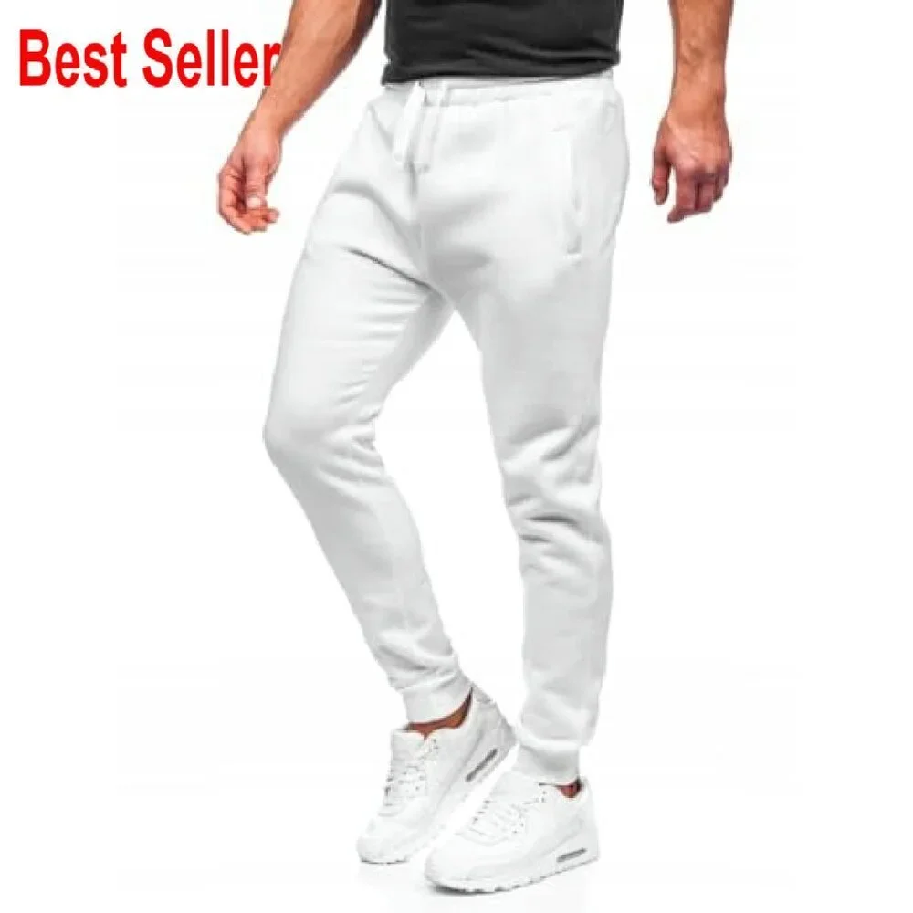 Men's Fleece Joggers Loose Fit Sweatpants Activewear Tapered Ankle Workout